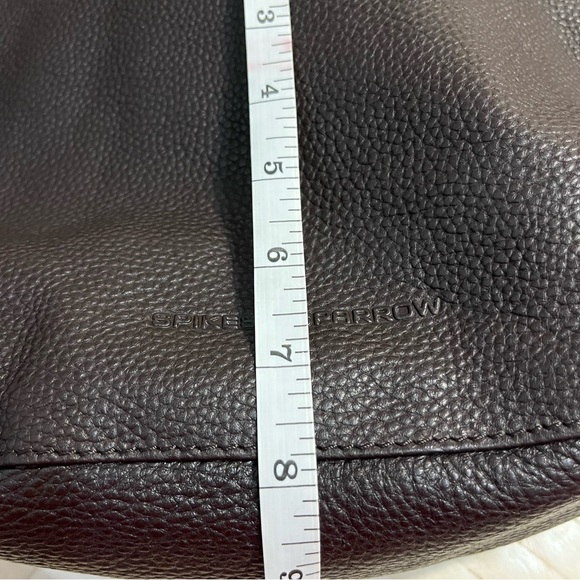 Spikes & Sparrow Misti in Dark Brown 100% Genuine Leather Shoulder Bag - Picture 16 of 16